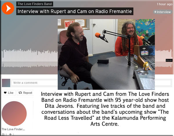 Listen to the interview for the Kalamunda Show